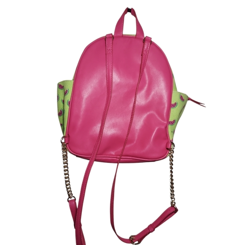 Betsey Johnson Forbidden Fruit WATERMELON Backpack - Picture 6 of 10